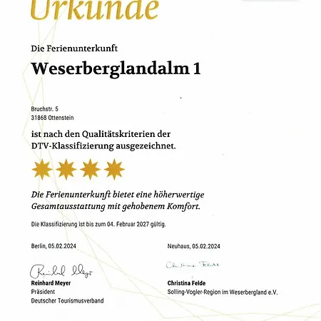Vakantiehuis Weserberglandalm *